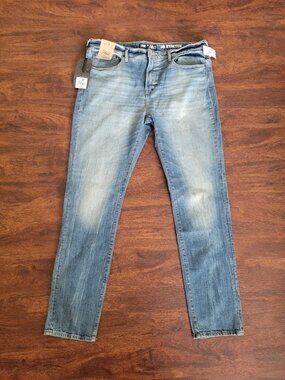 PRPS Le Sabre Tapered Blue Japanese Denim Jeans Made in USA Men’s 38 NWT